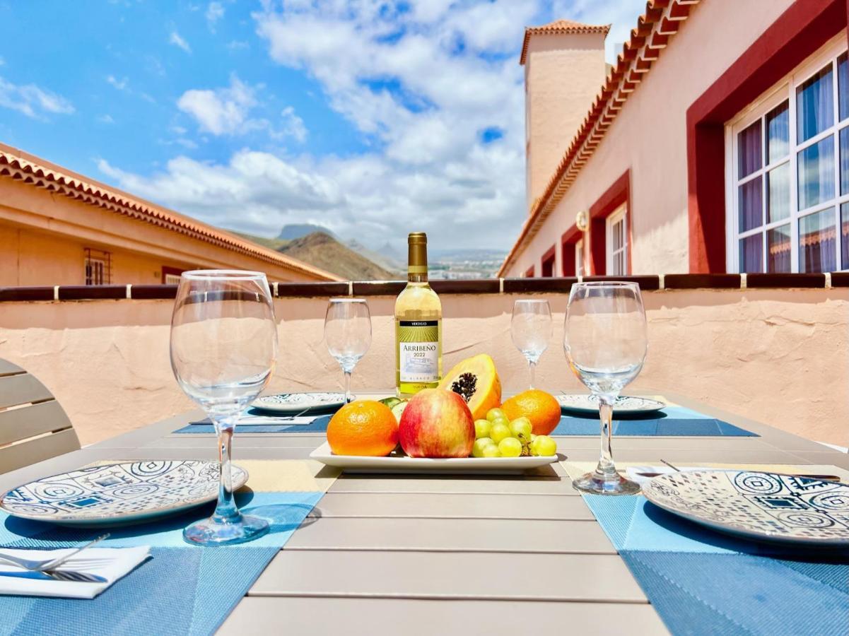 !!! Relaxing View, The Heights Apartment With Terrace And Heated Pools, Los Cristianos Лос Кристианос Экстерьер фото