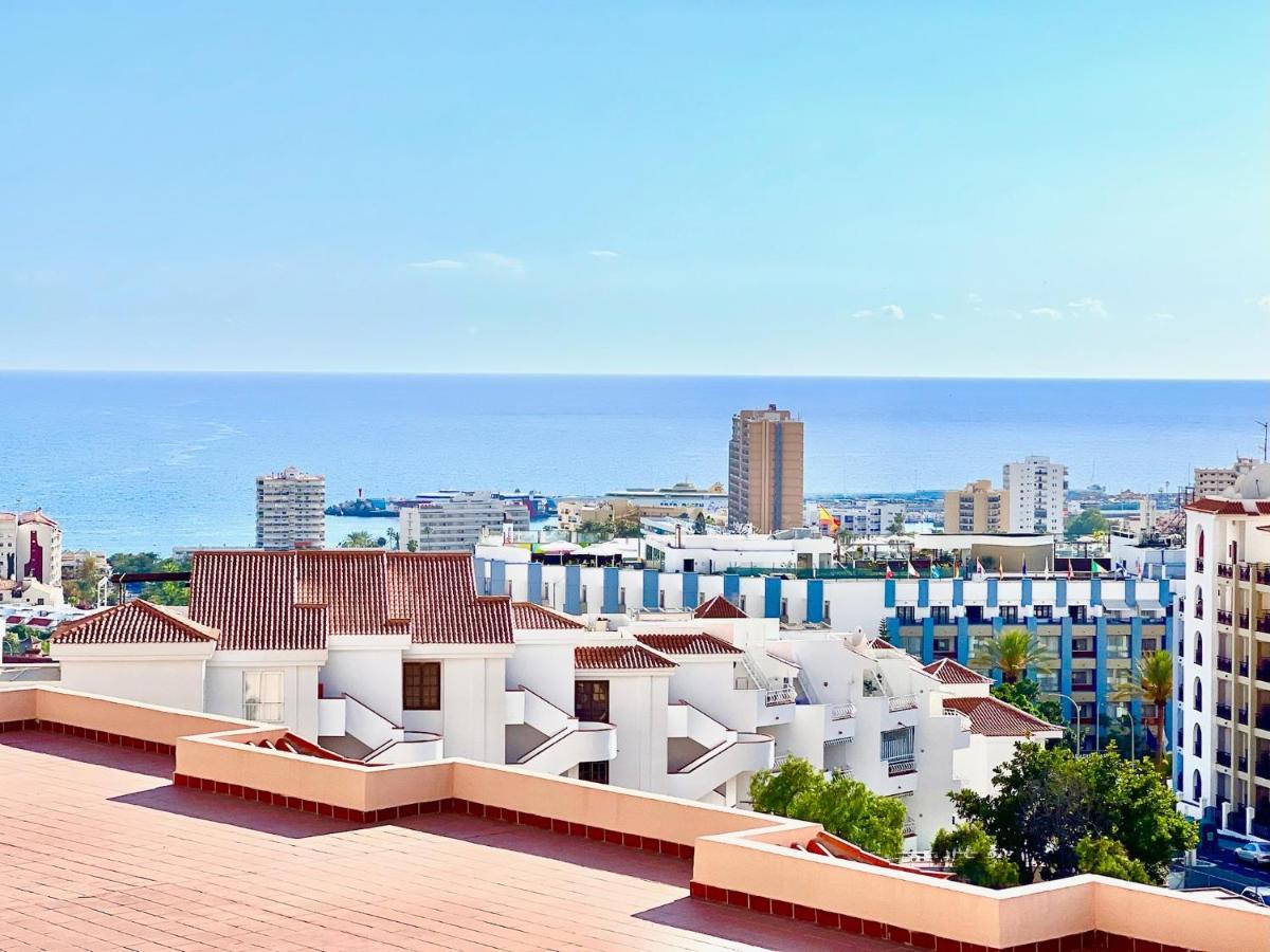 !!! Relaxing View, The Heights Apartment With Terrace And Heated Pools, Los Cristianos Лос Кристианос Экстерьер фото
